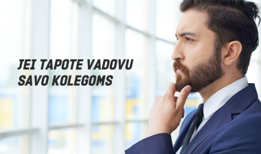 naujai paskirto vadovo issukiai