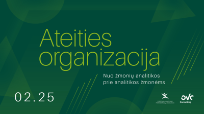 ateities organizacija. nuo zmoniu analitikos prie analitikos zmonems