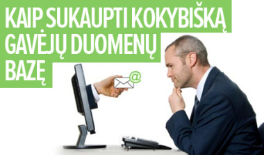 kaip sukaupti kokybiska gaveju duomenu baze?